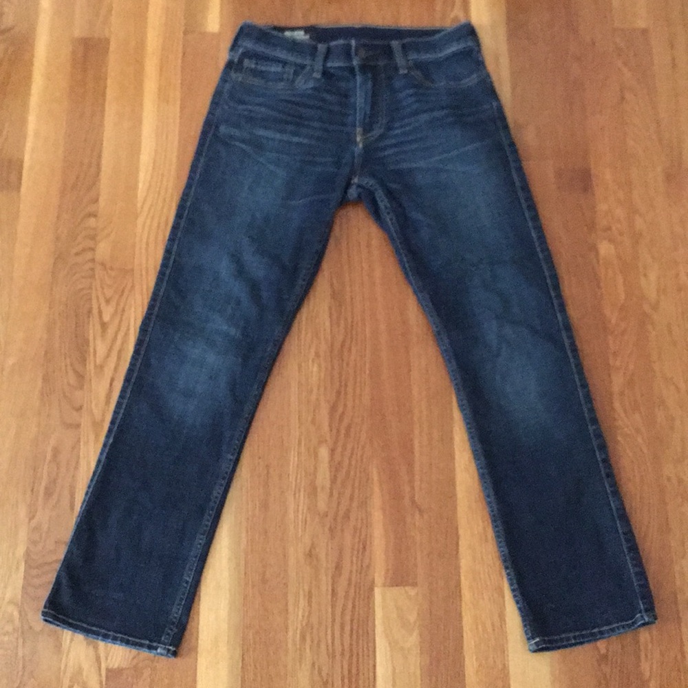 Slim straight jeans